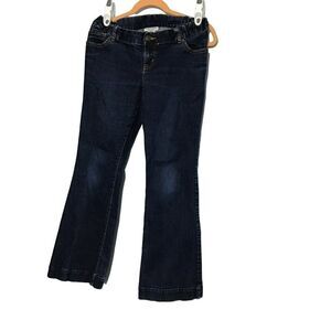 Liz Lange Blue Maternity Bootcut Jeans Size 2